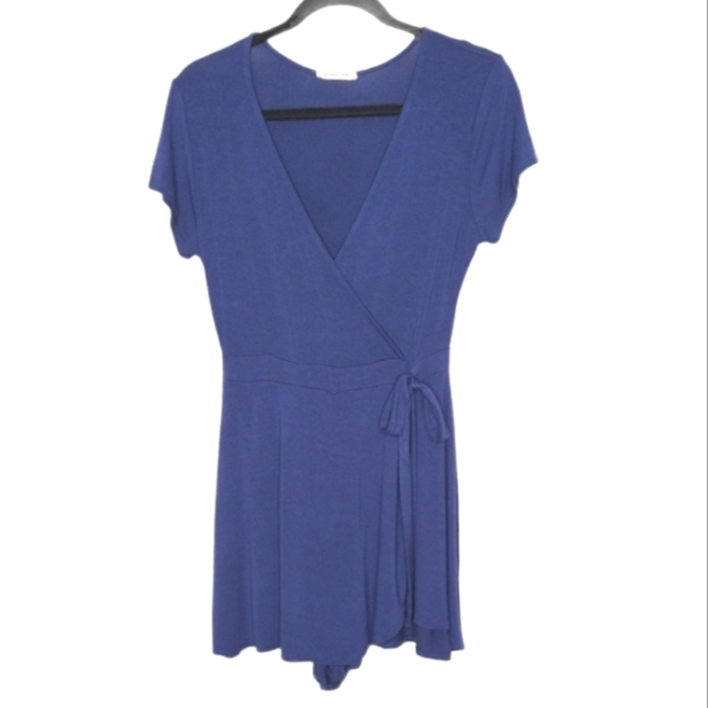 Rolla Coster Women S Navy Faux Wrap Skirt Sexy Coquette Fairy Sexy Shorts Romper